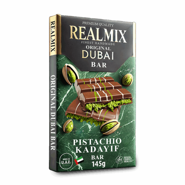 REALMIX Dubai Chocolate <br>Pistachio Kadayif Bar 145g