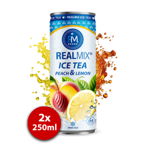 REALMIX Ice Tea Peach & Lemon <br>2x 250ml